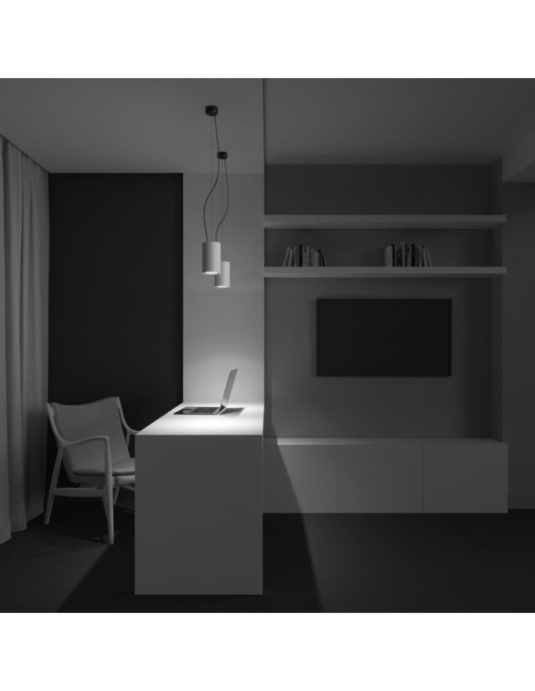 Single pendant lamps - Maytoni Efir Minimalist LED Pendant Lamp 33W 2730lm 3000K White P089PL-33W3K-W. - product kolory-swiatla.pl 8