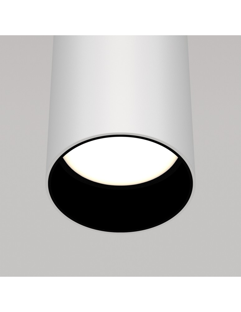 Single pendant lamps - Maytoni Focus Minimalist Pendant Lamp 1xGU10 10W White P075PL-01W. - product kolory-swiatla.pl 3