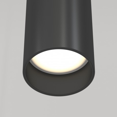 Maytoni Focus Lampa Wisząca Minimalistyczna 1xGU10 10W Black P075PL-01B