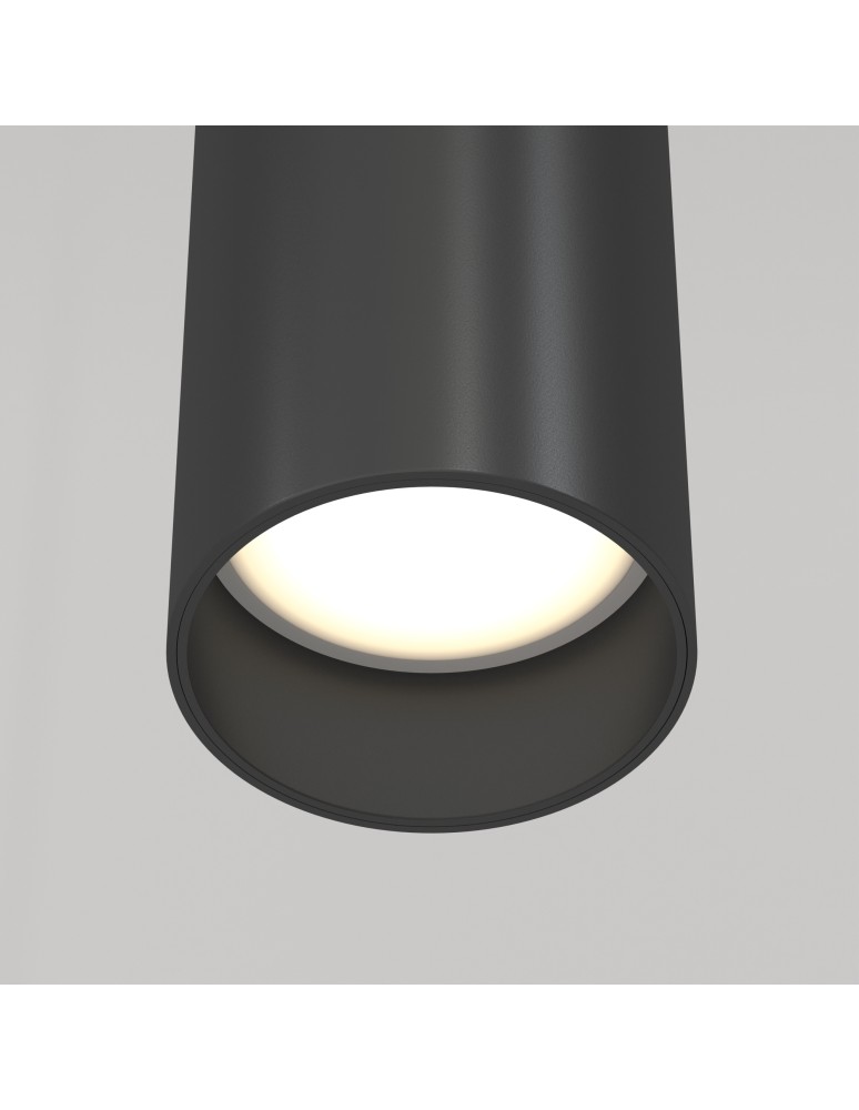 Single pendant lamps - Maytoni Focus Minimalist Pendant Lamp 1xGU10 10W Black P075PL-01B. - product kolory-swiatla.pl 3