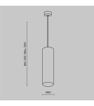 Single pendant lamps - Maytoni Focus Minimalist Pendant Lamp 1xGU10 10W Black P075PL-01B. - product 6