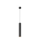 Single pendant lamps - Maytoni Focus LED Tube Pendant Lamp 12W 900lm 3000K Black P072PL-L12B3K-1 - product 2
