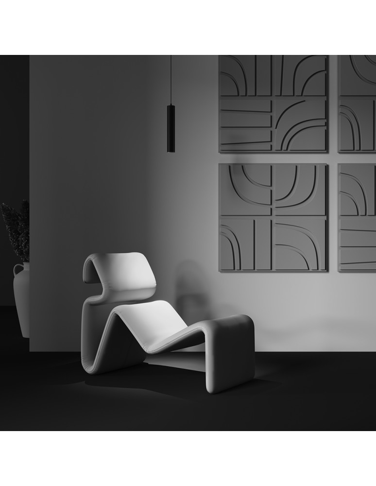 Single pendant lamps - Maytoni Focus LED Tube Pendant Lamp 12W 900lm 3000K Black P072PL-L12B3K-1 - product kolory-swiatla.pl 8