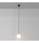 Single pendant lamps - Maytoni Luna LED Sphere Pendant Lamp 5W 300lm 3000K Black, White P039PL-5W3K-10-B - product 3