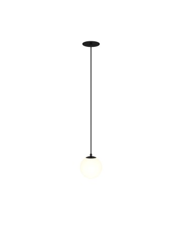Maytoni Luna LED Sphere Pendant Lamp 5W 300lm 3000K Black, White P039PL-5W3K-10INS-B