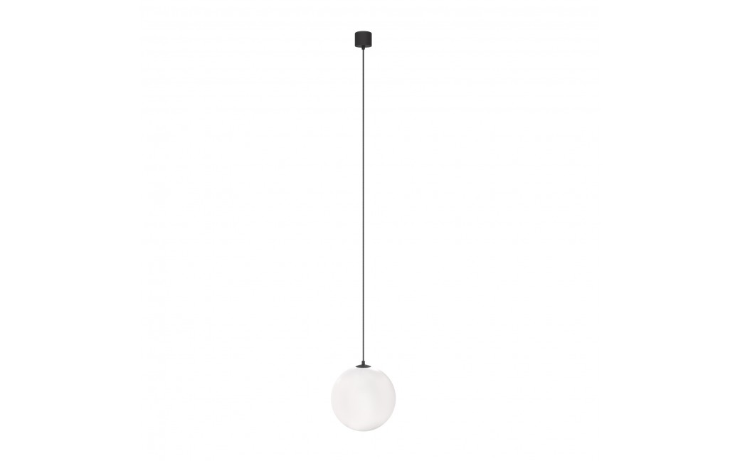 Maytoni Luna Lampa Wisząca Kula LED 5W 310lm 3000K Czarny, Biały P039PL-5W3K-20-B