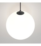 Single pendant lamps - Maytoni Luna LED Sphere Pendant Lamp 5W 310lm 3000K Black, White P039PL-5W3K-20INS-B - product 2