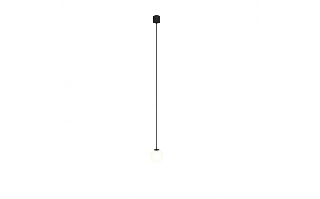 Maytoni Luna Lampa Wisząca Kula LED 5W 330lm 4000K Czarny, Biały P039PL-5W4K-10-B