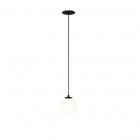 Maytoni Luna Lampa Wisząca Kula LED 5W 330lm 4000K Czarny, Biały P039PL-5W4K-10INS-B