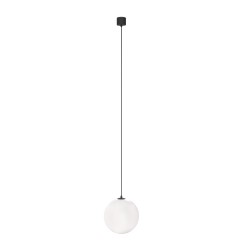 Maytoni Luna Lampa Wisząca Kula LED 5W 350lm 4000K Czarny, Biały P039PL-5W4K-20-B