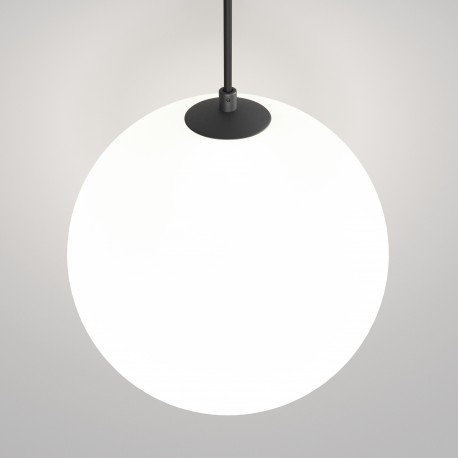 Maytoni Luna Lampa Wisząca Kula LED 5W 350lm 4000K Czarny, Biały P039PL-5W4K-20INS-B