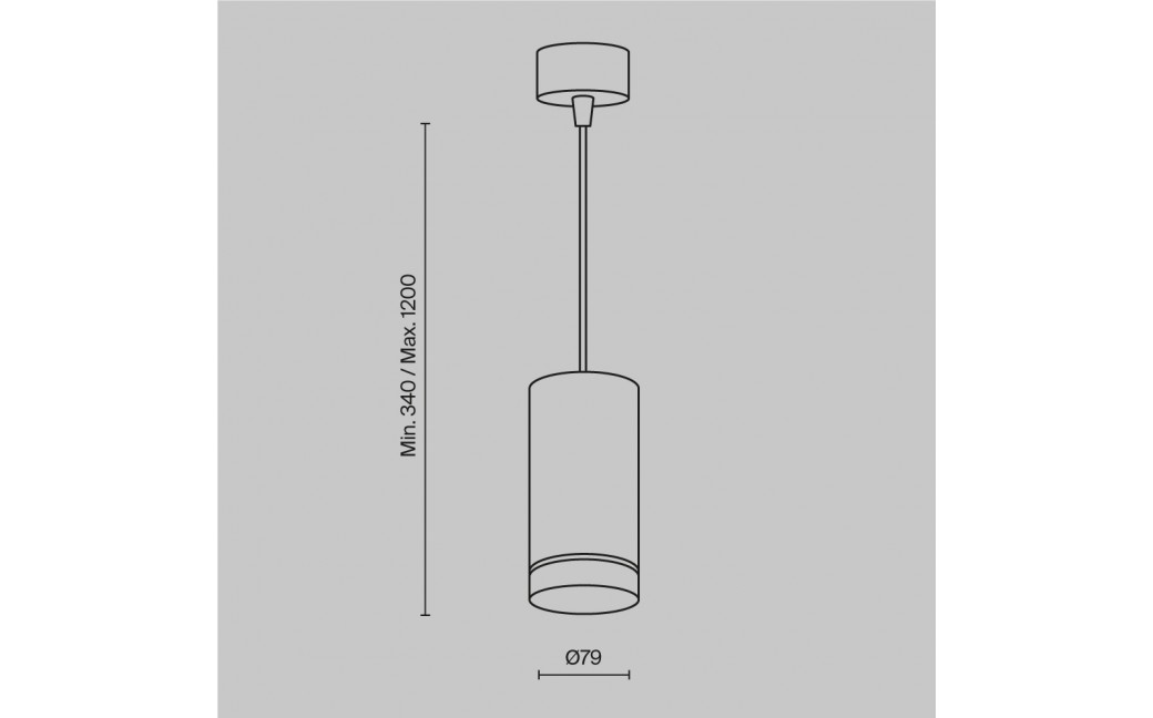 Maytoni Orlo Lampa Wisząca LED 12W 560lm 3000K Biały P085PL-12W3K-W