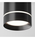 Single pendant lamps - Maytoni Orlo LED Pendant Lamp 12W 560lm 4000K Black P085PL-12W4K-B. - product 2