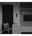 Single pendant lamps - Maytoni Orlo LED Pendant Lamp 12W 560lm 4000K Black P085PL-12W4K-B. - product 6