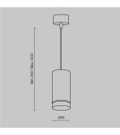 Single pendant lamps - Maytoni Orlo LED Pendant Lamp 12W 560lm 4000K White P085PL-12W4K-W. - product 5