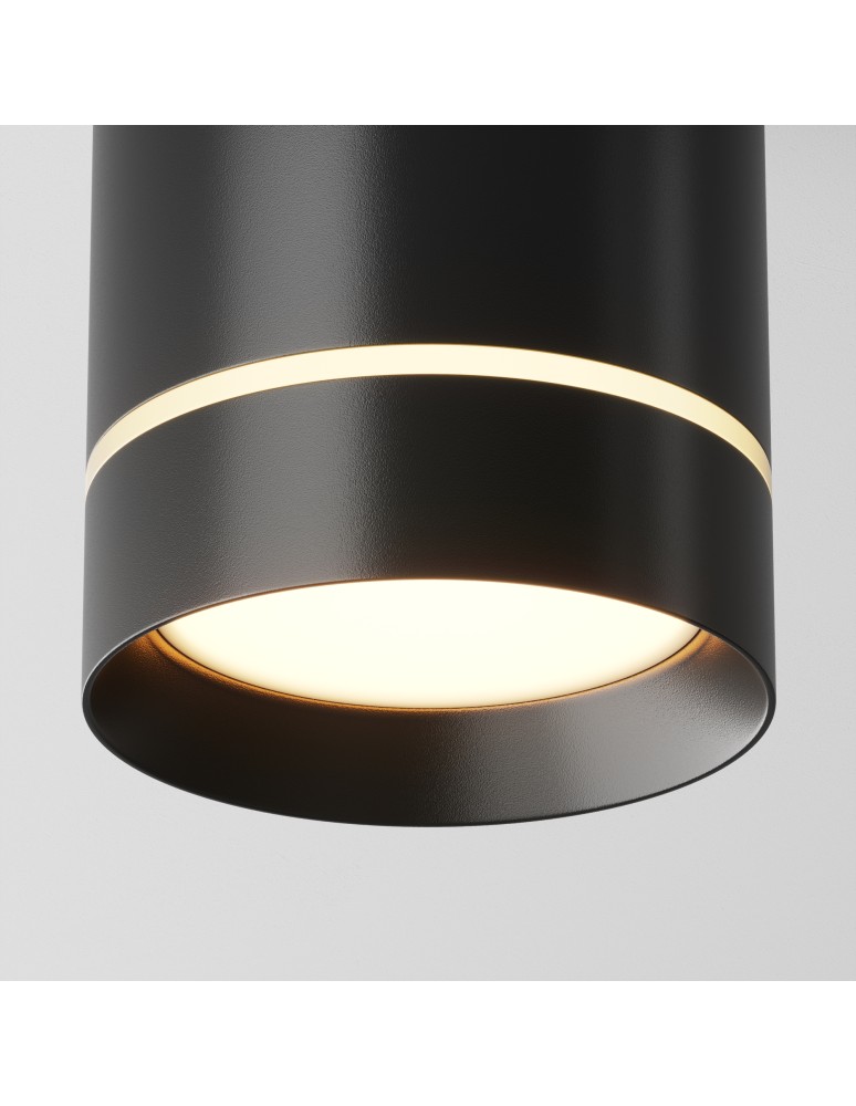 Single pendant lamps - Maytoni Orlo LED Pendant Lamp 12W 560lm 3000K Black P085PL-12W3K-B. - product kolory-swiatla.pl 3