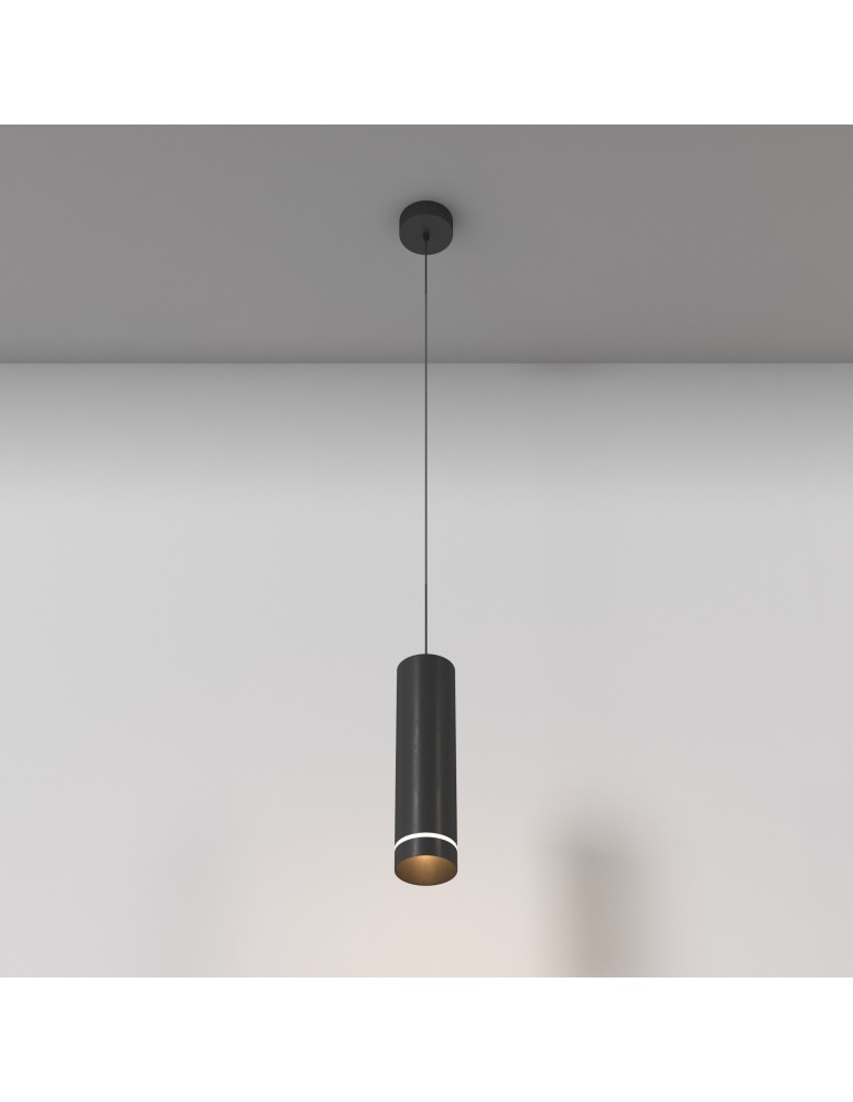 Single pendant lamps - Maytoni Orlo LED Pendant Lamp 12W 560lm 3000K Black P085PL-12W3K-B. - product kolory-swiatla.pl 4