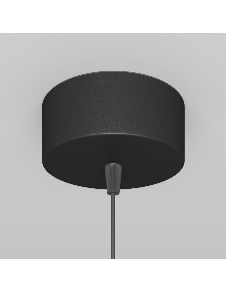 Single pendant lamps - Maytoni Orlo LED Pendant Lamp 12W 560lm 3000K Black P085PL-12W3K-B. - product kolory-swiatla.pl 5