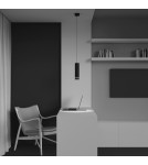 Single pendant lamps - Maytoni Orlo LED Pendant Lamp 12W 560lm 3000K Black P085PL-12W3K-B. - product 7