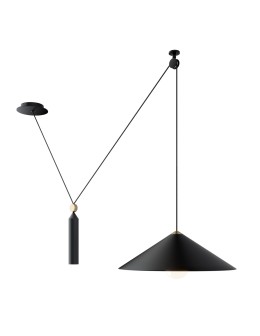 Maytoni Peso Lampa Wisząca Regulowana Wysokość 1xE27 60W Black P080PL-01B - produkt 2