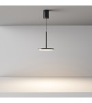 Single pendant lamps - Maytoni Plato LED Pendant Lamp 12W 700lm 3000K Black P076PL-L12W3K-B. - product 3