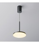 Single pendant lamps - Maytoni Plato LED Pendant Lamp 12W 700lm 3000K Black P076PL-L12W3K-B. - product 4