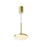 Single pendant lamps - Maytoni Plato LED Pendant Lamp 12W 760lm 3000K Brass P076PL-L12W3K-BS. - product 1