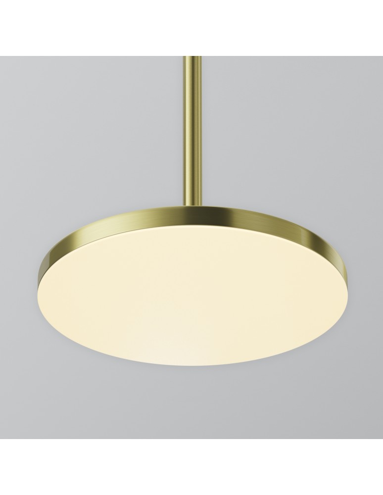 Single pendant lamps - Maytoni Plato LED Pendant Lamp 12W 760lm 3000K Brass P076PL-L12W3K-BS. - product kolory-swiatla.pl 2