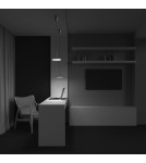 Single pendant lamps - Maytoni Plato LED Pendant Lamp 12W 760lm 3000K Brass P076PL-L12W3K-BS. - product 8