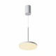 Maytoni Plato Lampa Wisząca LED 12W 790lm 3000K Biały P076PL-L12W3K-W