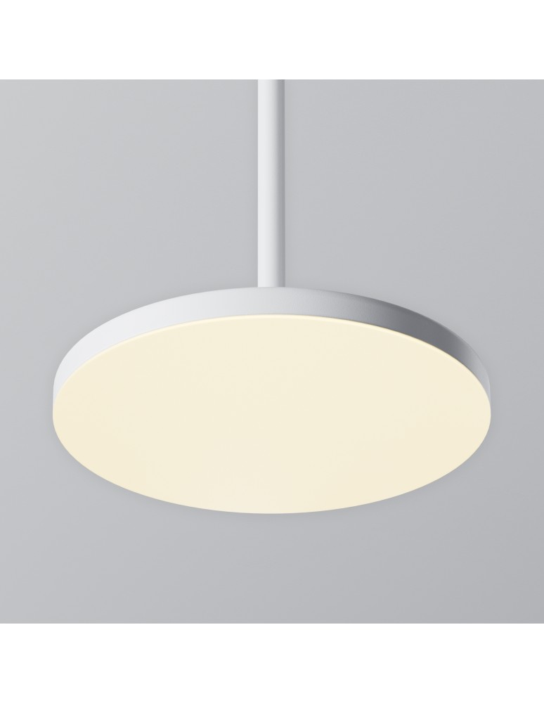 Single pendant lamps - Maytoni Plato LED Pendant Lamp 12W 790lm 3000K White P076PL-L12W3K-W. - product kolory-swiatla.pl 2
