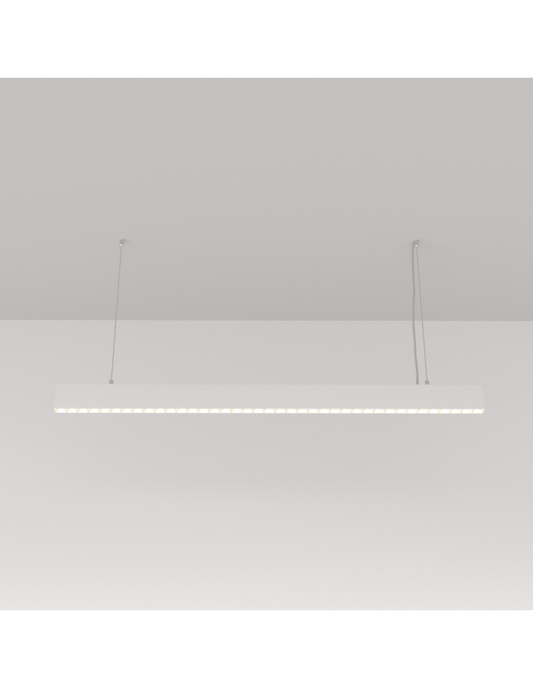 Pendant lamps over the island - Maytoni Points Horizontal LED Pendant Lamp 40W 3400lm 4000K White P050PL-L40W4K. - product kolory-swiatla.pl 3