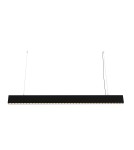 Pendant lamps over the island - Maytoni Points Horizontal LED Pendant Lamp 40W 3400lm 4000K Black P050PL-L40B4K. - product 1
