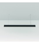 Pendant lamps over the island - Maytoni Points Horizontal LED Pendant Lamp 40W 3400lm 4000K Black P050PL-L40B4K. - product 3