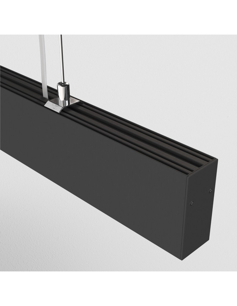 Pendant lamps over the island - Maytoni Points Horizontal LED Pendant Lamp 40W 3400lm 4000K Black P050PL-L40B4K. - product kolory-swiatla.pl 4