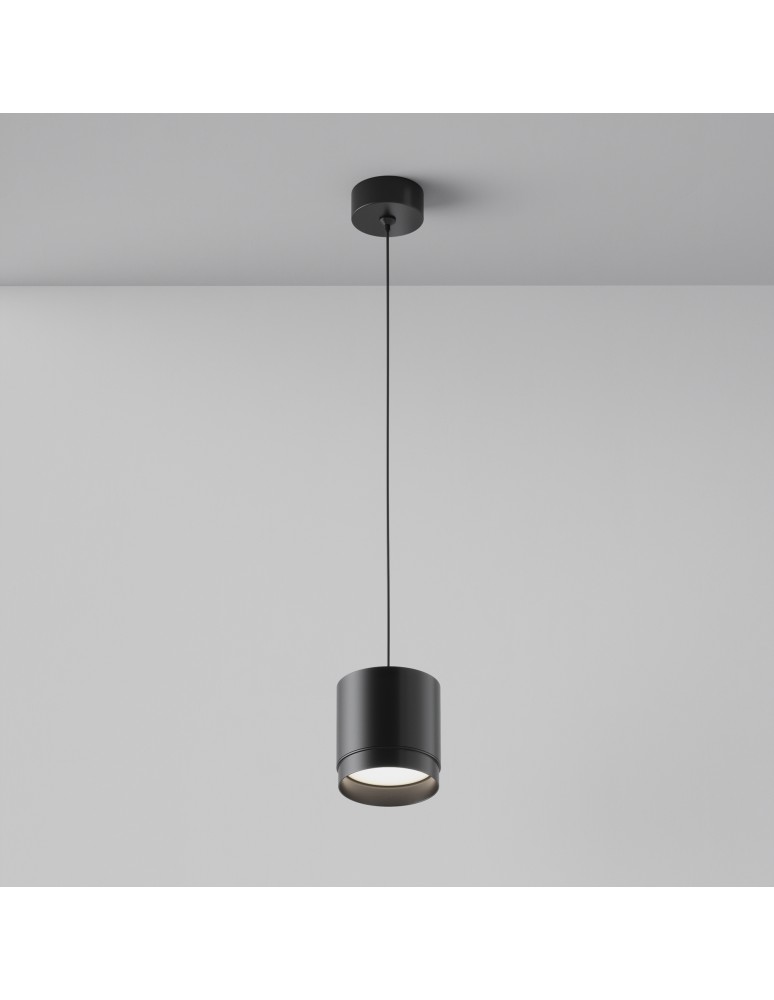 Single pendant lamps - Maytoni Polar Pendant Lamp 1xGX53 15W Black P088PL-GX53-B - product kolory-swiatla.pl 5