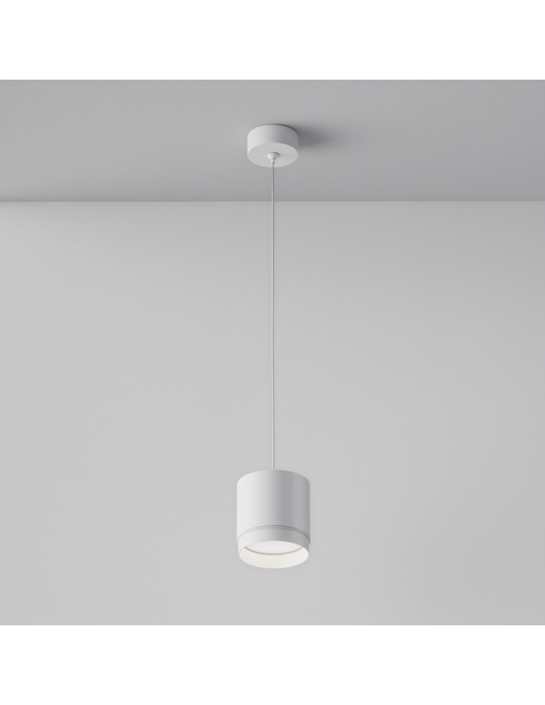 Single pendant lamps - Maytoni Polar Pendant Lamp 1xGX53 15W White P088PL-GX53-W. - product kolory-swiatla.pl 5