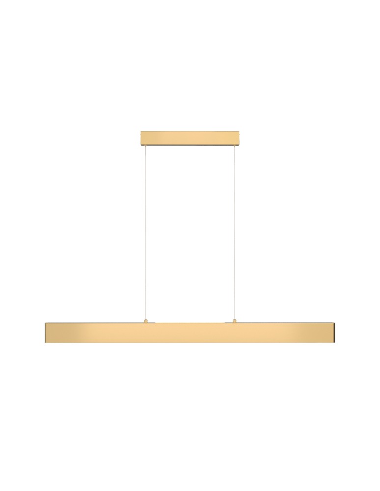 Pendant lamps over desk - Maytoni Step Horizontal LED Pendant Lamp 30W 1400lm 3000K Gold P010PL-L30G3K. - product kolory-swiatla.pl 1
