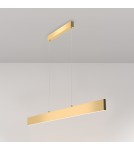 Pendant lamps over desk - Maytoni Step Horizontal LED Pendant Lamp 30W 1400lm 3000K Gold P010PL-L30G3K. - product 2