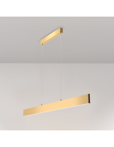 Maytoni Step Lampa Wisząca Pozioma LED 30W 1400lm 3000K Złoty P010PL-L30G3K - produkt 2