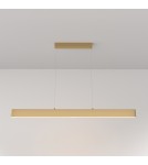 Pendant lamps over desk - Maytoni Step Horizontal LED Pendant Lamp 30W 1400lm 3000K Gold P010PL-L30G3K. - product 3