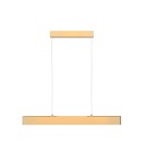 Pendant lamps over desk - Maytoni Step Horizontal LED Pendant Lamp 23W 1100lm 3000K Gold P010PL-L23G3K. - product 1