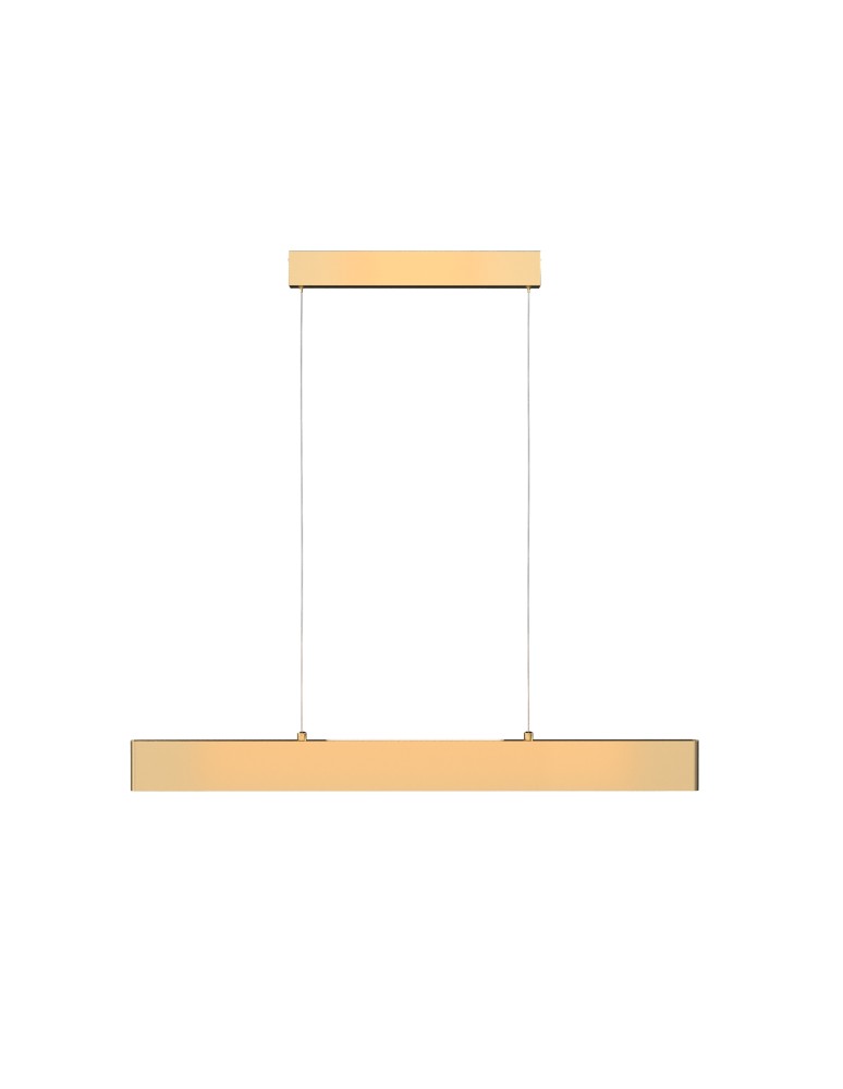 Pendant lamps over desk - Maytoni Step Horizontal LED Pendant Lamp 23W 1100lm 3000K Gold P010PL-L23G3K. - product kolory-swiatla.pl 1