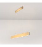 Pendant lamps over desk - Maytoni Step Horizontal LED Pendant Lamp 23W 1100lm 3000K Gold P010PL-L23G3K. - product 2