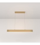 Pendant lamps over desk - Maytoni Step Horizontal LED Pendant Lamp 23W 1100lm 3000K Gold P010PL-L23G3K. - product 3