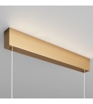 Pendant lamps over desk - Maytoni Step Horizontal LED Pendant Lamp 23W 1100lm 3000K Gold P010PL-L23G3K. - product 4