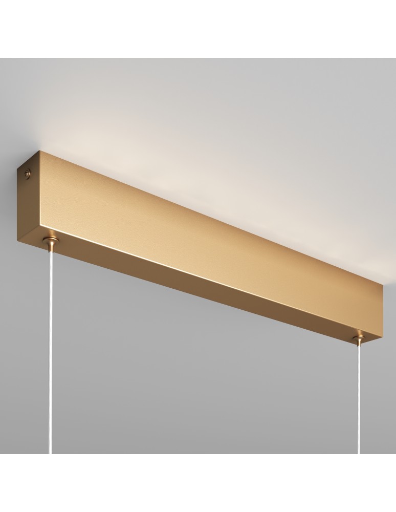 Pendant lamps over desk - Maytoni Step Horizontal LED Pendant Lamp 23W 1100lm 3000K Gold P010PL-L23G3K. - product kolory-swiatla.pl 4