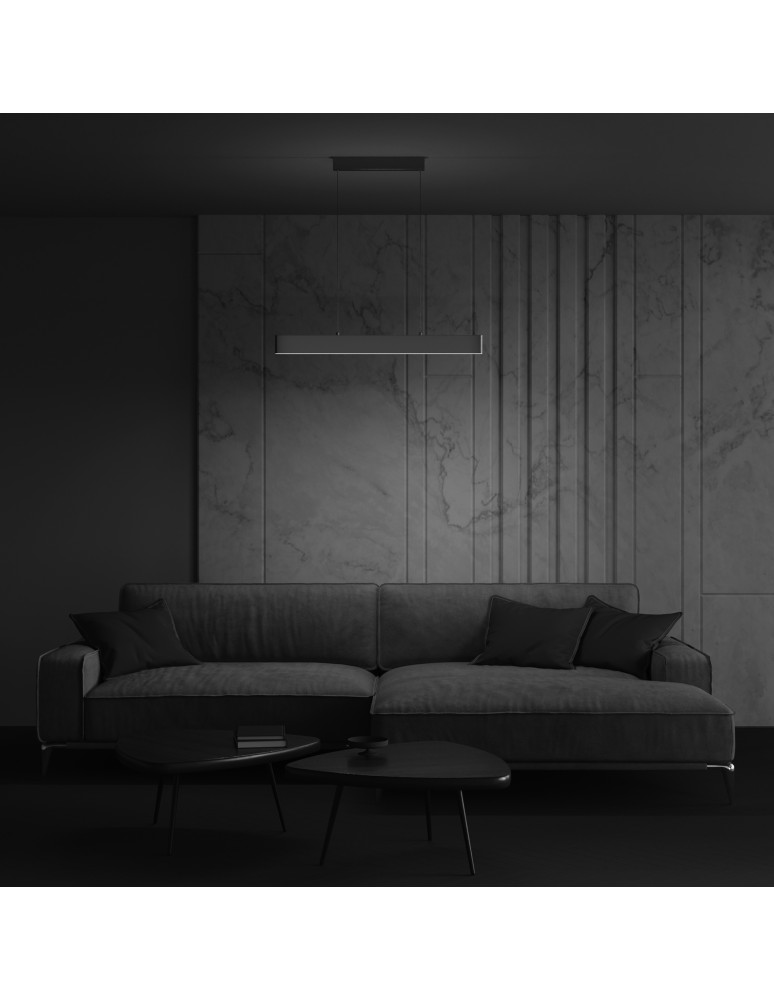 Pendant lamps over desk - Maytoni Step Horizontal LED Pendant Lamp 23W 1100lm 3000K Gold P010PL-L23G3K. - product kolory-swiatla.pl 5