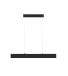 Pendant lamps over the island - Maytoni Step Horizontal LED Pendant Lamp 23W 800lm 4000K Black P010PL-L23B4K. - product 1