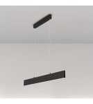 Pendant lamps over the island - Maytoni Step Horizontal LED Pendant Lamp 23W 800lm 4000K Black P010PL-L23B4K. - product 2